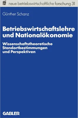 Produktbild von Betriebswirtschaftslehre und Nationalökonomie