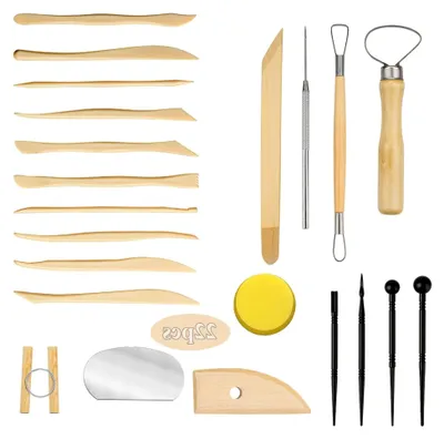 Produktbild von 22-teiliges Set für Modellierwerkzeuge