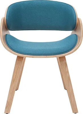 Produktbild von Miliboo - Design-Stuhl Weiß und helles Holz BENT