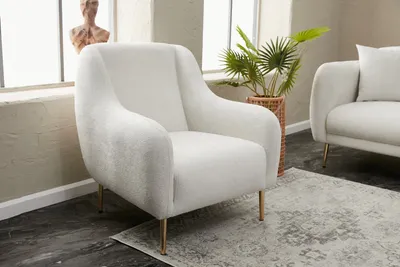 Produktbild von Hanah Home, Simena- BLC2828, Creme, Schlafsofas, Rahmen: Buchenholz