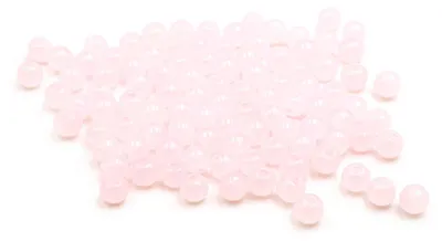 Produktbild von Vintageparts Glasperlen Jadeimitat rosa 4 mm, 100 Stück