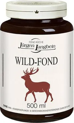 Produktbild von Jürgen Langbein Geflügel-Fond  500 Ml Glas Lactosefrei Ohne Farb- und Konservierungsstoffe Ohne geschmacksverstärkende Zusatzstoffe