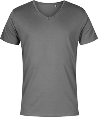 Produktbild von X.O V-Ausschnitt T-Shirt Herren, Stahlgrau, M