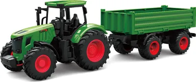 Zdjęcie produktu dla Ciągnik z przyczepą bez kół 42 cm