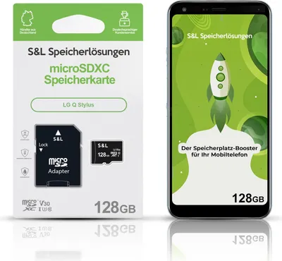 Produktbild von microSD Speicherkarte S&L für LG Q Stylus - Speicherkapazität: 128 GB