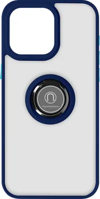 Produktbild von Avizar, Schutzhülle mit Ring-Halterung für Apple iPhone 15 Pro Max, Blau