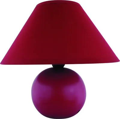 Produktbild von Rabalux 4906 Tischleuchte Ariel, E14, Keramik, rot, rund, Standard, ø200mm