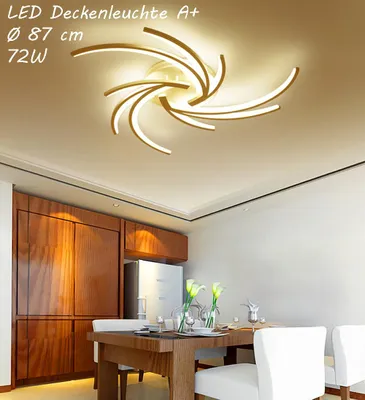 Immagine prodotto di Lampada da soffitto LED 2042White-3WJ con telecomando, colore e intensità della luce regolabili, diffusore in acrilico
