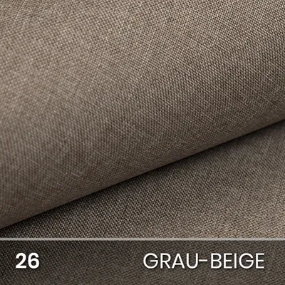 Produktbild von Teker Torino Polsterstoff Möbelstoff Meterware - Grau-Beige