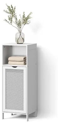 Image de Meuble salle de bain Livinity Mincio Blanc 36x98cm avec panier à linge, Model 62553