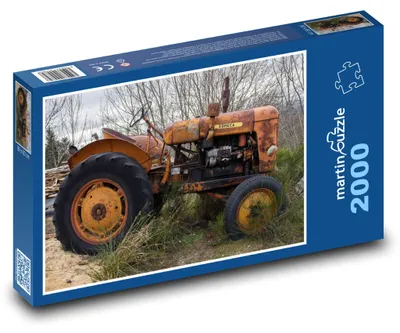 Zdjęcie produktu dla Puzzle 2000 Traktor na wiejskiej farmie - martinpuzzle