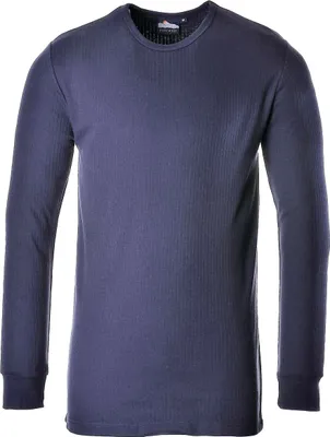 Obrázok produktu pre Portwest B123 Pánske termo tričko s dlhým rukávom RW1016 (S) (námornícka modrá)