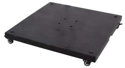 Produktbild von Schirmfuß für Ampelschirme mit 4 Rollen Granit 90kg 80x80cm LESLI LIVING
