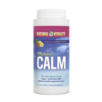 Obrázek produktu pro Natural Vitality Natural Calm, Raspberry Lemon 453 g 17056