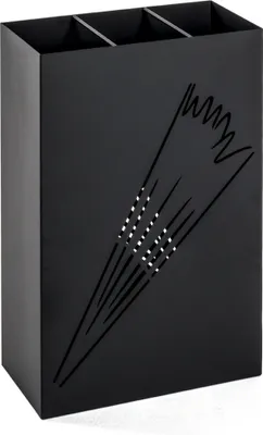 Produktbild von Schirmständer >22578< in schwarz, Metall - 30x48x16cm (BxHxT)