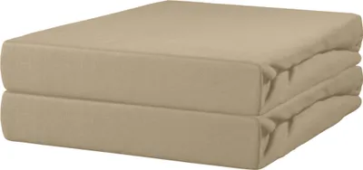 Produktbild von Erwin Müller Spannbettlaken Nürnberg" 2er-Pack taupe 90x190 cm - 100x200 cm"