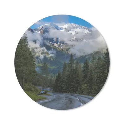 Produktbild von MuchoWow® Mauspad Mousepad Unterwegs am österreichischen Großglockner in Europa 30x30 cm - Mousepads - Maus Mat - Pad - Mausunterlage - Tischunterlage - Schreibtischmatten