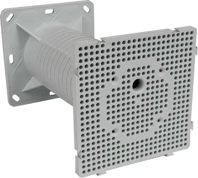 Obrázek produktu pro Elektroinstalační krabice do zateplení 119 x 119 x 204 mm šedá