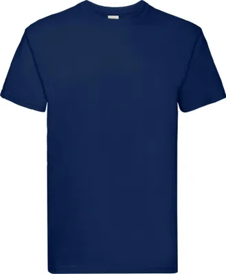 Produktbild von Fruit of the Loom - "Super Premium" T-Shirt für Herren/Damen Uni LT1780 (M) (Marineblau)