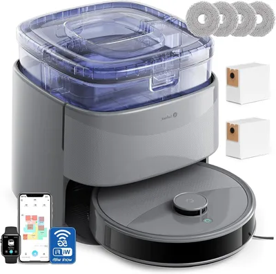 Image de Aspirateur robot - Aspirateur robot avec fonction serpillère - Aspirateur automatique - Aspirateur intelligent - Robot aspirateur