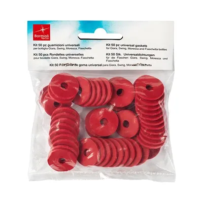 Produktbild von BORMIOLI VAN WELL Ersatzgummiringe für 'fido'-Drahtbügelgläser (1 Beutel mit 6 Stck)