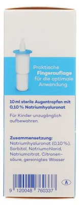 Produktbild von HYLO-VISION SafeDrop 0,1% Augentropfen 10ml PZN 05730217