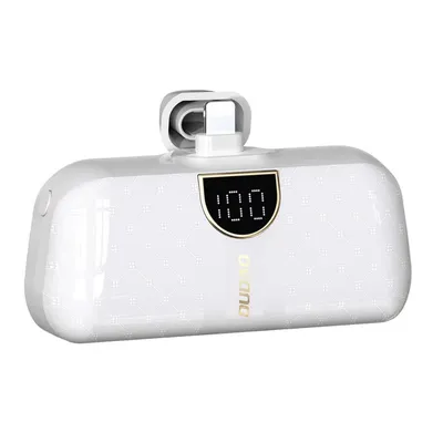 Produktbild von Dudao K20SL 5000mAh Mini-Powerbank mit Lightning-/USB-C-Anschlüssen - weiß