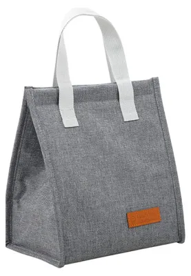 Produktbild von Isolierte Lunchtasche - Faltbar und wasserdicht - Thermotasche für Büro Schule und Picknick - Klein