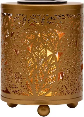 Produktbild von LED Solarleuchte Sunshine Romance Laterne Gold IP44 extra warmweiß 1800K