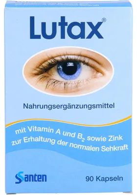 Produktbild von Santen Lutax Kapseln zur Erhaltung normaler Sehkraft, 90 St. Kapseln