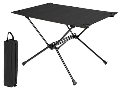 Imagen del producto de Mesa plegable para camping, portátil, con bolsa de transporte, color , ideal para camping y picnics
