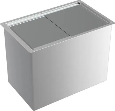 Produktbild von Combisteel Einbau-Eisbehälter mit Schiebedeckel aus Edelstahl