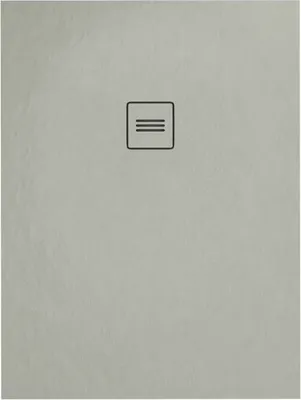 Produktbild von Sellon24® Duschwanne Superflache Acrylwanne Ablaufgarnitur Abdeckplatte Duschtasse Rutschfest Grau 70x100x3,5 cm