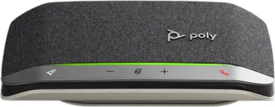 Obrázok produktu pre HP Poly Reproduktor Poly Sync 20+ USB-C, Mobilný telefón / PC, Strieborná, 55 dB, 0,715 m, Tlačidlá, Dotyk, IP64