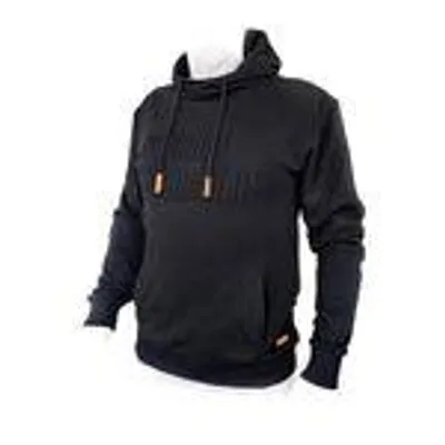Obrázek produktu pro Landwirtschafssimulator Hoodie L 100% Baumwolle schwarz mit Lederapplikationen