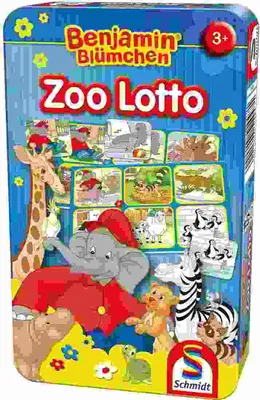 Immagine prodotto di Schmidt Spiele Benjamin Blümchen Zoo Lotto, Bring-Mich-Mit Spiel, Kinderspiel, Reisespiel, 51447