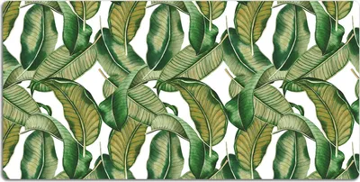 Produktbild von Schreibtischmatte Tischunterlage 100x50 cm Mauspad - Botanische Blätter