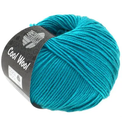 Produktbild von Lana Grossa Cool Wool 2000 2036 Azurblau 50g
