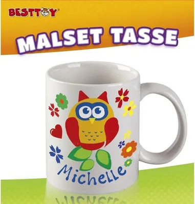 Produktbild von Besttoy - Malset Tasse - 6tlg.