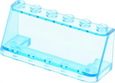 Produktbild von 1x Lego Windschutzscheibe 2x6x2 transparent hell blau Auto Scheibe 35336 4176