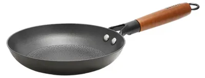Produktbild von Omgoods – Gusseisenpfanne, 20 cm, mit Antihaftbeschichtung und abnehmbarem Holzgriff