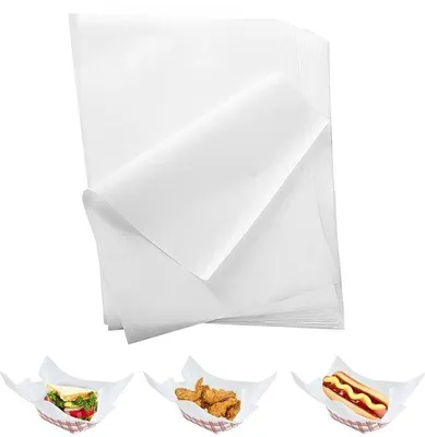 Produktbild von Weißes Backpapier 28x38cm, wasser- und ölabweisend, für Deli und Sandwiches