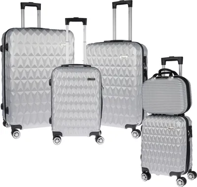 Produktbild von Weissmantel 5er Koffer Set Hartschalenkoffer Koffer Trolley Reisekoffer Kofferset xl mit Bordgepäck als Handgepäck Suitcase 5 teilig Rollkoffer