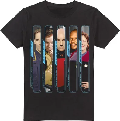 Obrázek produktu pro Star Trek - Pánské tričko "The Captains" TV5818 (XXL) (černá)
