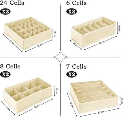 Produktbild von Famanu Organizer Set 8 - Socken- und BH-Organizer