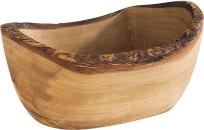 Produktbild von APS 907 Schale OLIVE, Olivenholz, 13 x 8 cm, Höhe 6,5 cm, naturbedingte Abweichung in Form, Maserung und Größe