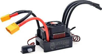 Obrázek produktu pro 120A ESC s konektorem BEC XT60 3-6S Lipo Vodotěsný bezkartáčový ESC pro 1/8 RC auta Offroad Crawler Car Elektronický regulátor otáček