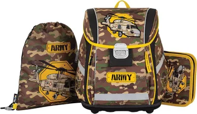 Obrázek produktu pro Oxybag Školní set 3ks PREMIUM LIGHT Helikoptéra