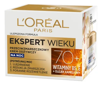 Produktbild von L'Oreal Paris Anti-Falten Nachtcreme 70+ - 50ml