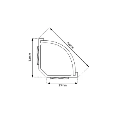 Produktbild von Maclean MCTV-575 Kabel-Organizer Flur Kabel-Flexrohr Weiß 1 Stück(e)